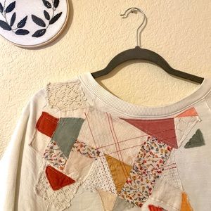 Patchwork Sweater Tee